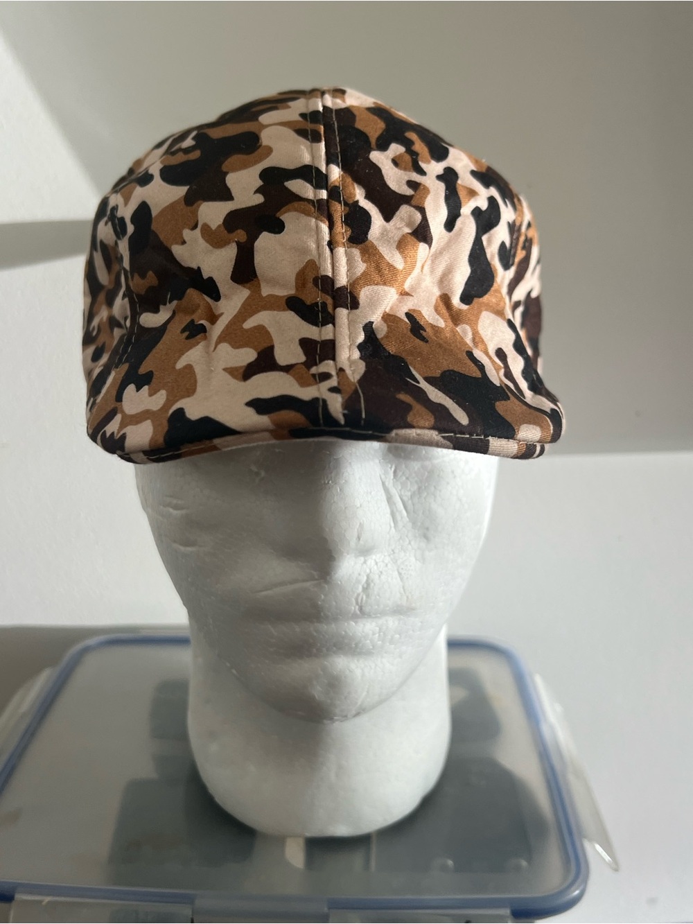 Camouflage Cycling Cap - Brown Camo